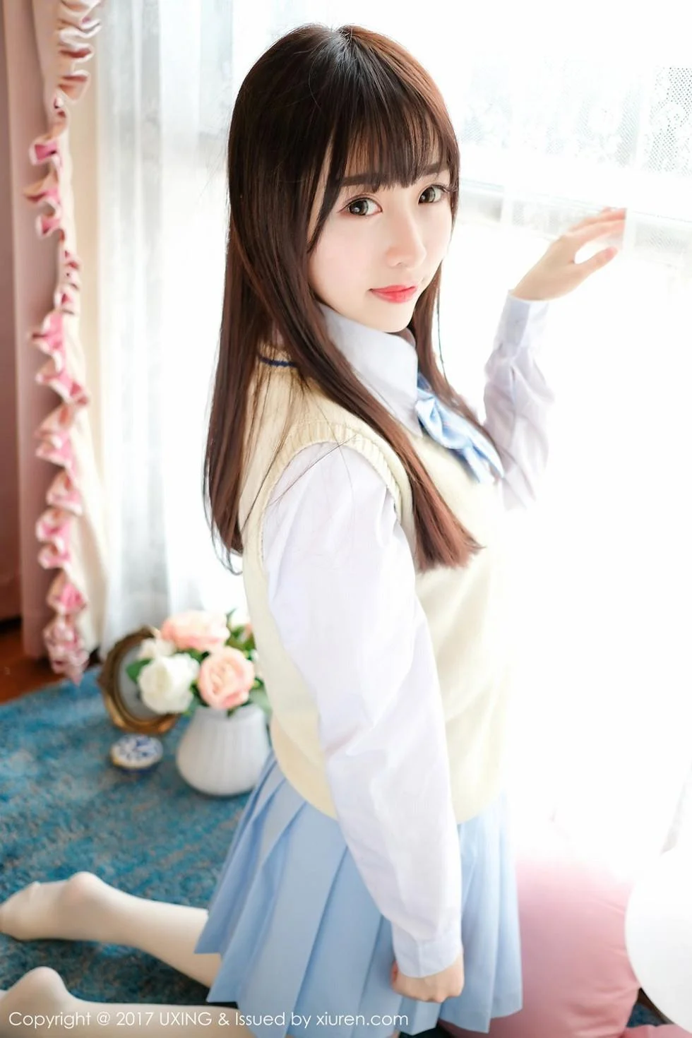 萝莉妹子丸子mayuki清纯学生装秀完美身材清爽迷人写真 第 7 张