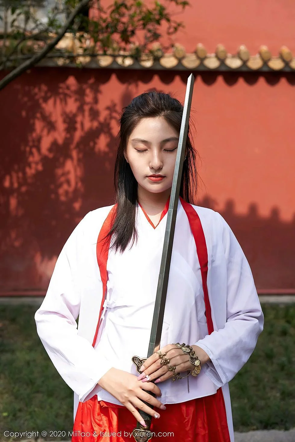 茵茵简紫霞仙子主题CoS古典风清新迷人写真 第 15 张