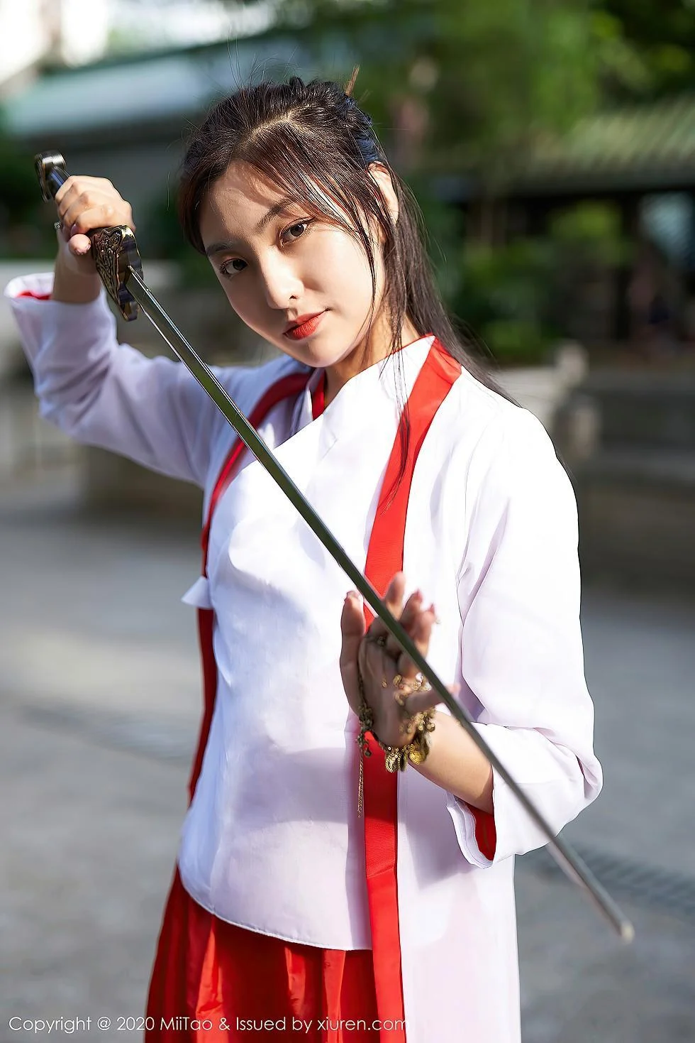 茵茵简紫霞仙子主题CoS古典风清新迷人写真 第 56 张