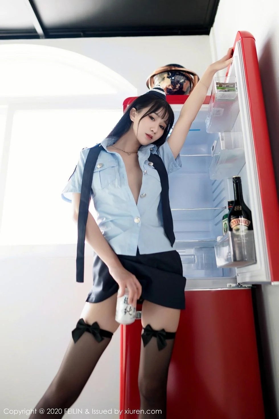 小果冻儿私房性感制服半脱露情趣黑丝撩人绝美写真 第 11 张