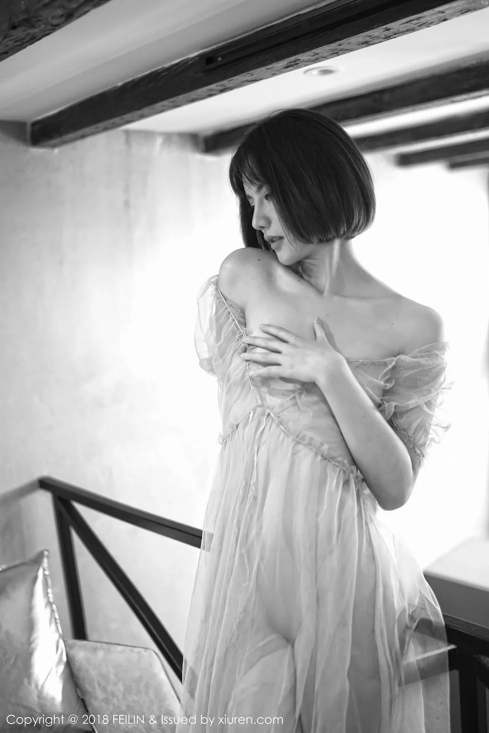就是阿朱啊性感黑白大片全裸秀美背撩人绝美写真 第 23 张