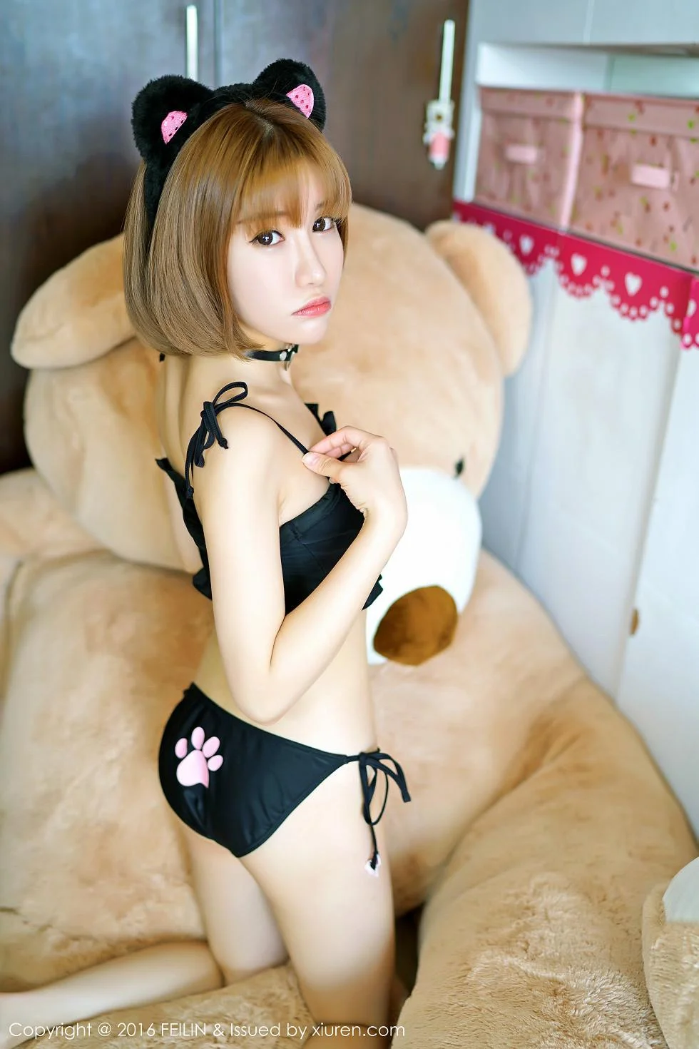 K8傲娇萌萌性感猫女郎COS大尺度全裸绝美写真 第 63 张