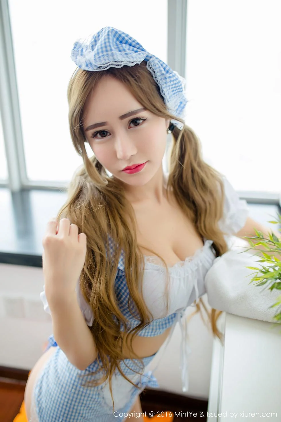 何梦兮Stacy黑色蕾丝缕空情趣内衣秀白嫩翘臀绝美写真 第 125 张