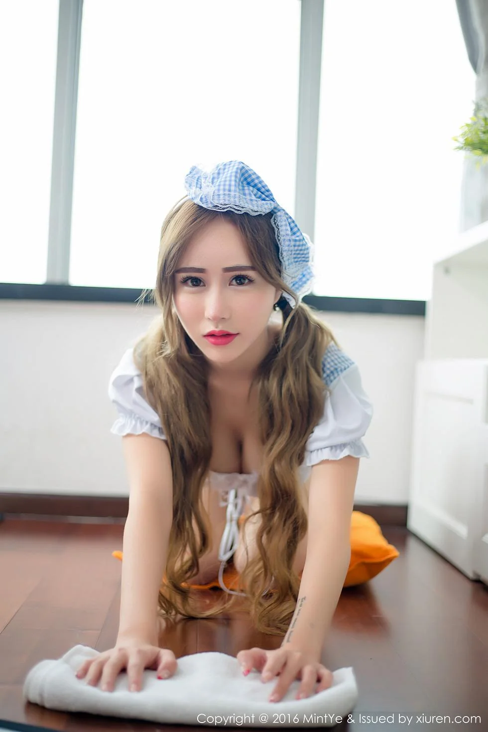 何梦兮Stacy黑色蕾丝缕空情趣内衣秀白嫩翘臀绝美写真 第 92 张