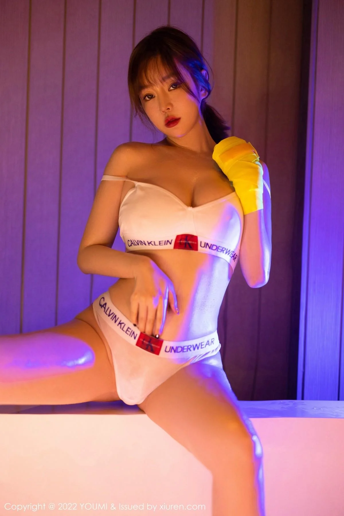 王雨纯三亚旅拍角色扮演性感拳击手运动内衣丰满绝美写真 第 44 张
