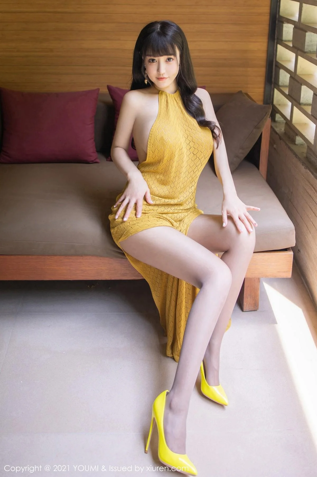 朱可儿Flower桂林旅拍黄色耀眼长裙秀丰满身材绝美写真 第 23 张