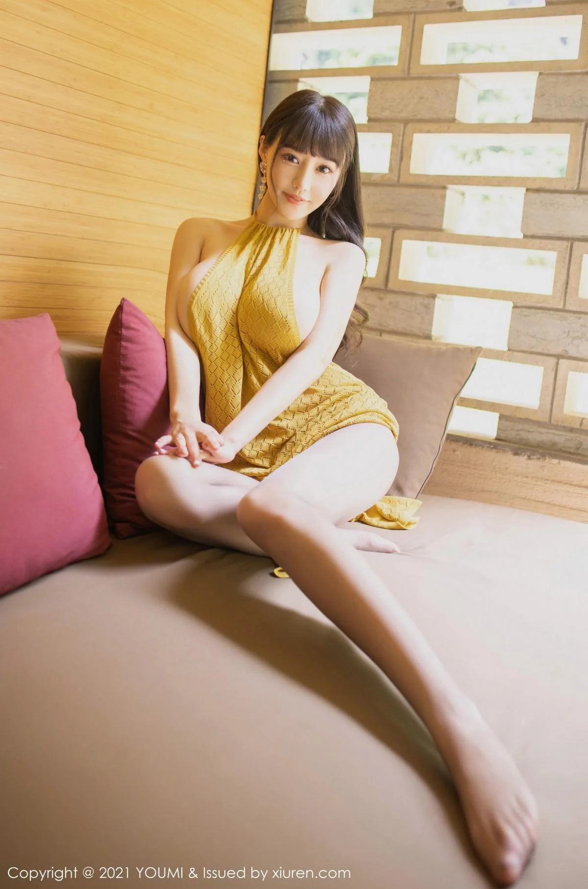 朱可儿Flower桂林旅拍黄色耀眼长裙秀丰满身材绝美写真 第 64 张