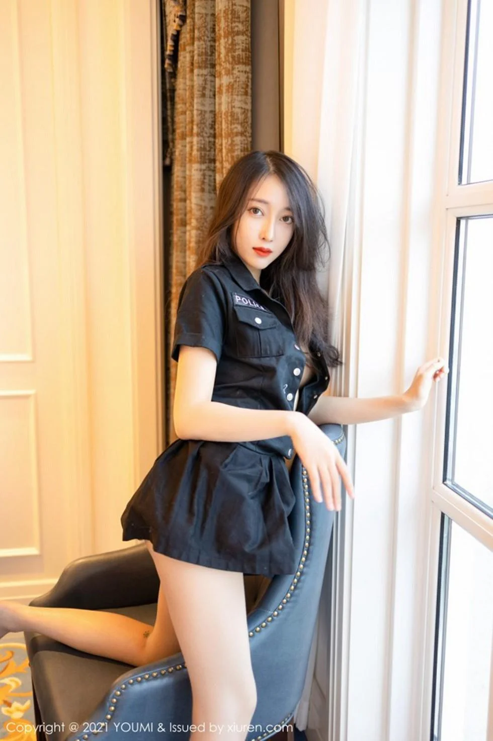 玥儿玥er厦门旅拍独特魅力制服配朦胧丝袜撩人绝美写真 第 96 张
