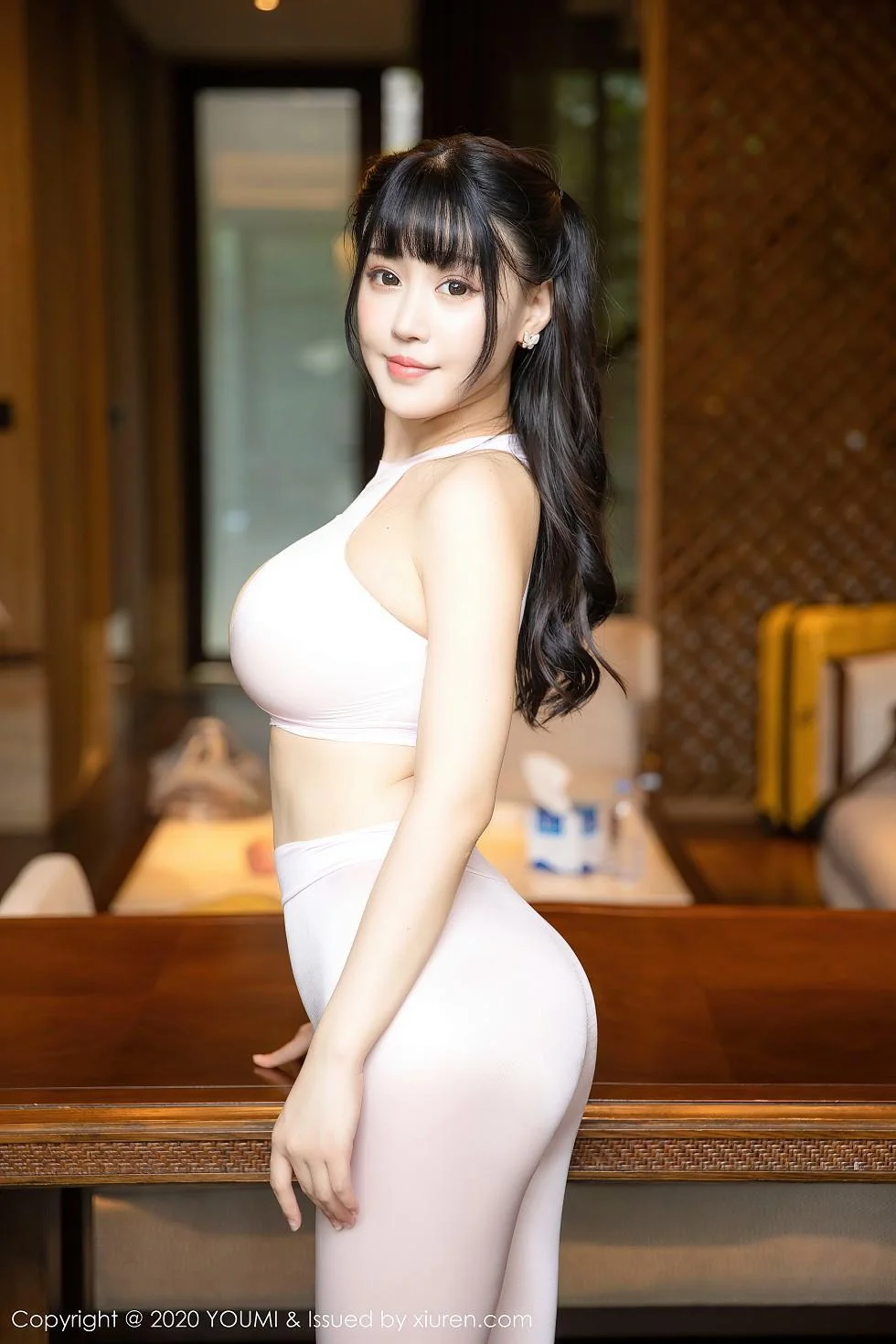 朱可儿Flower西双版纳旅拍粉色瑜伽服秀惹火身材绝美写真 第 144 张