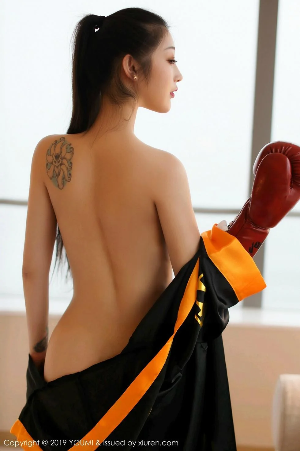 魅惑妲己_Toxic私房真空拳击手露豪乳遮点极致绝美写真 第 51 张