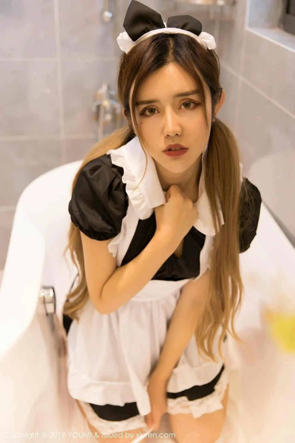 Cris_卓娅祺私房情趣内衣半脱露傲人豪乳喷血绝美写真 第 89 张