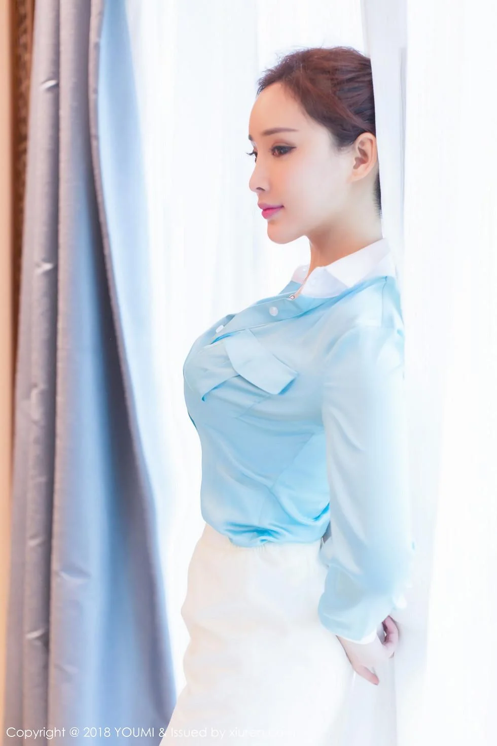 土肥圆矮挫穷粉色透视连体裙真空秀豪乳翘臀绝美写真 第 63 张