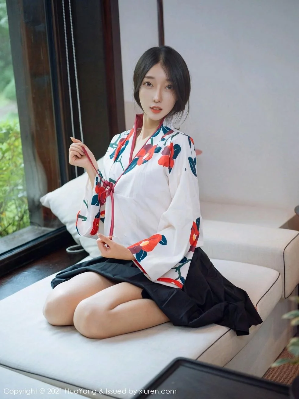 玥儿玥er杭州旅拍古典和服下超薄肉丝裤袜秀翘臀绝美写真 第 6 张