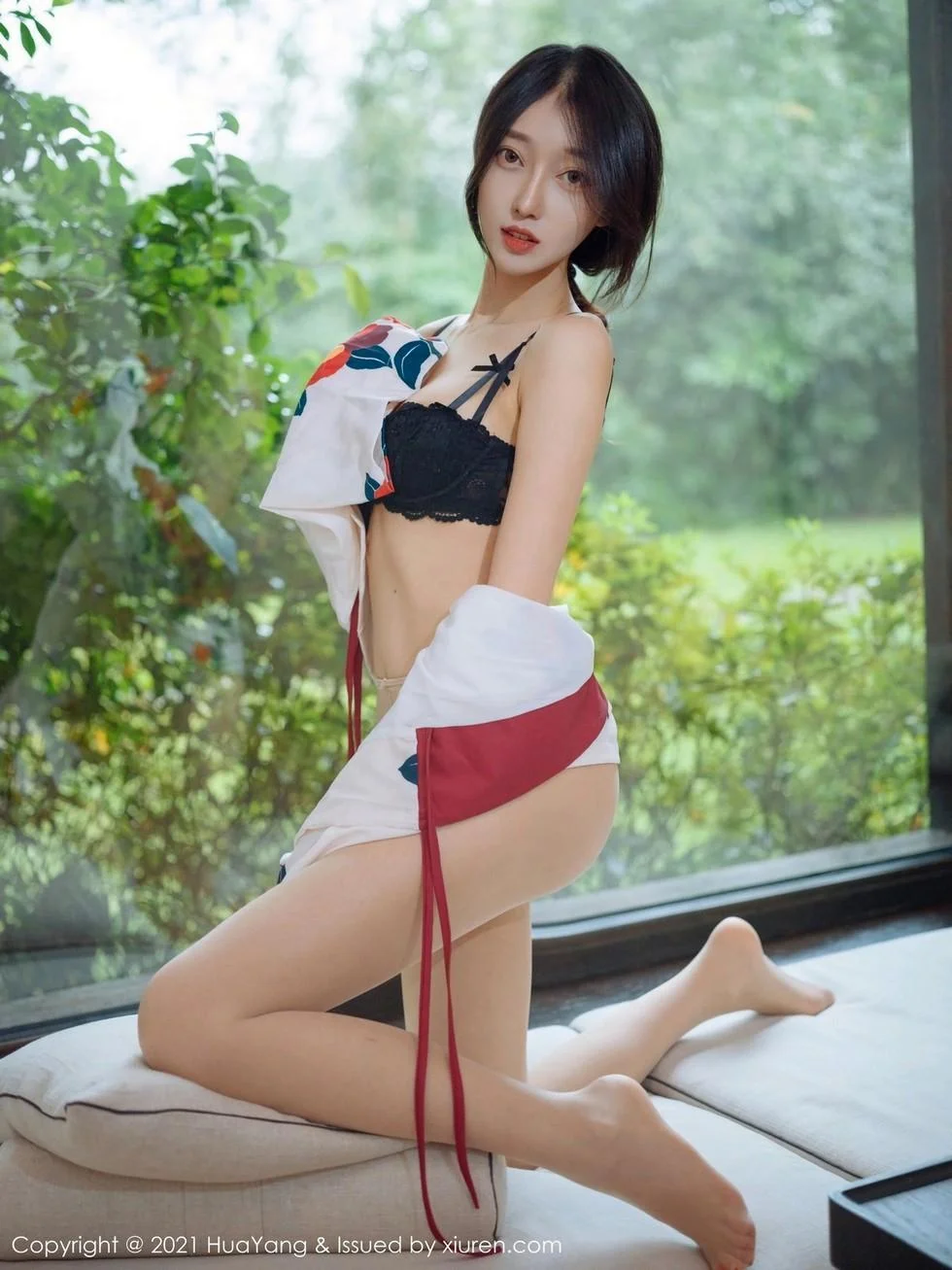 玥儿玥er杭州旅拍古典和服下超薄肉丝裤袜秀翘臀绝美写真 第 63 张