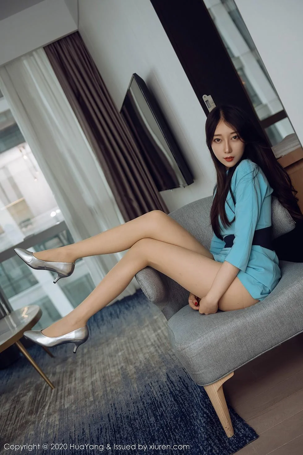 丽质玥儿玥er私房性感连身裙配肉丝裤袜豹纹内裤绝美写真 第 82 张