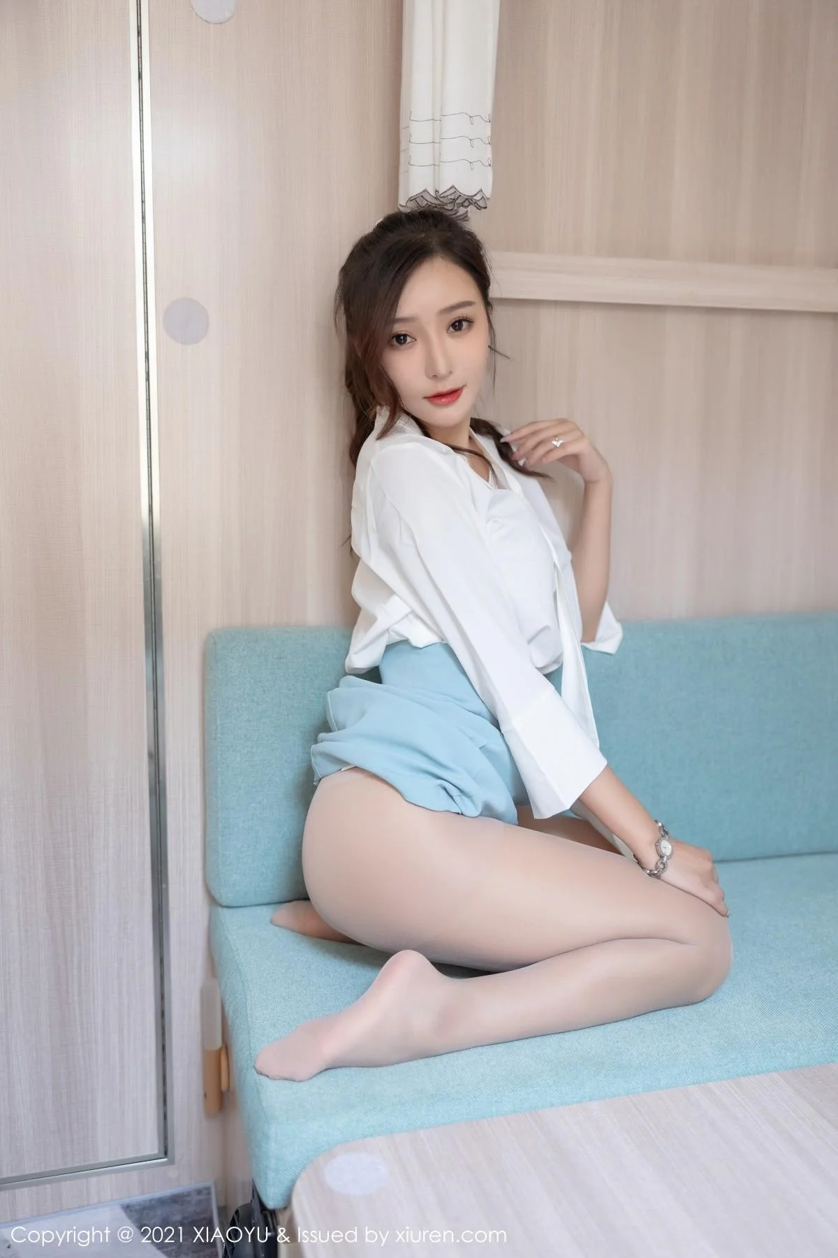 王馨瑶yanni淡雅OL着装私房超薄肉丝裤袜撩人绝美写真 第 113 张
