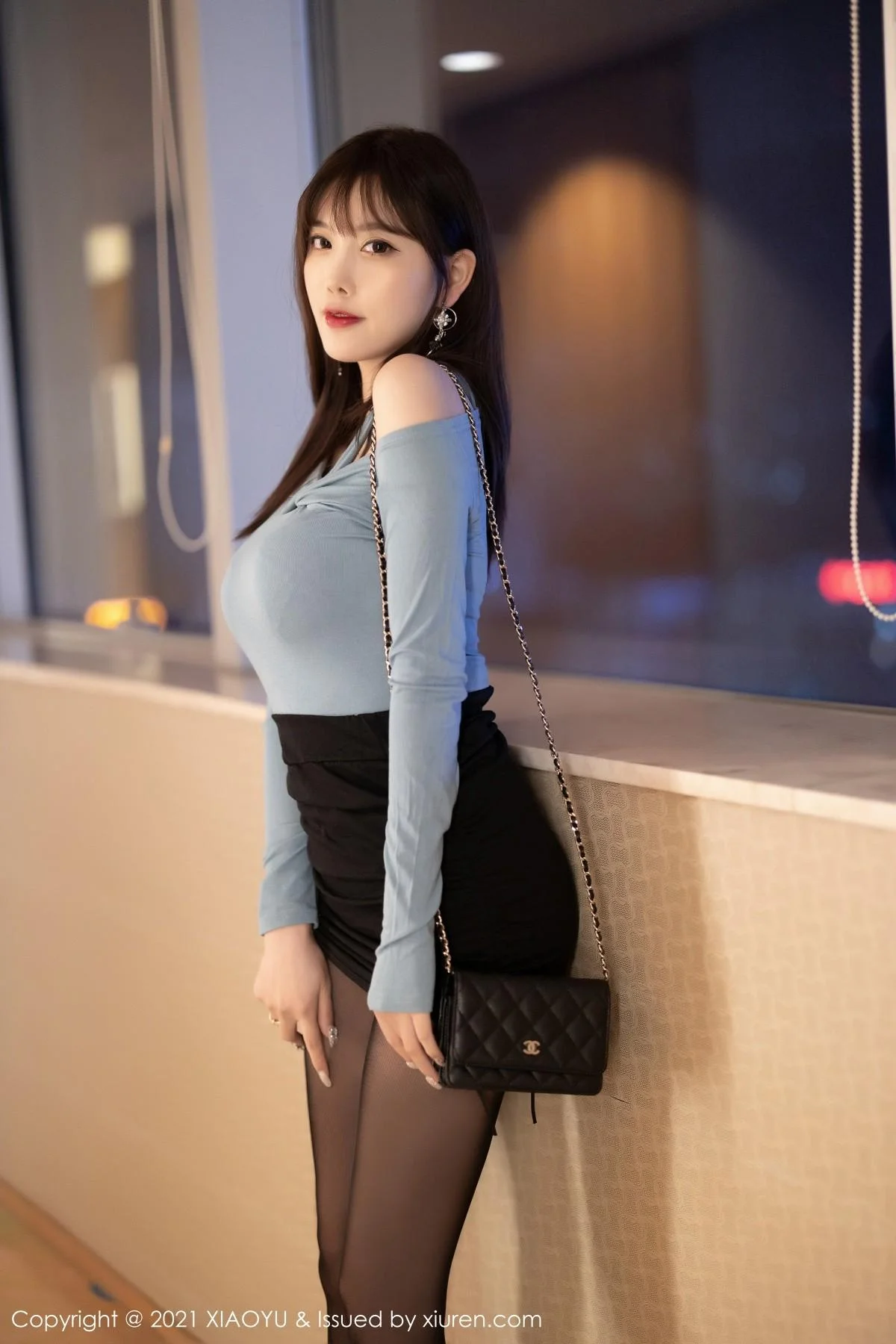 杨晨晨sugar私房撩裙露开档黑丝裤袜秀翘臀撩人绝美写真 第 9 张
