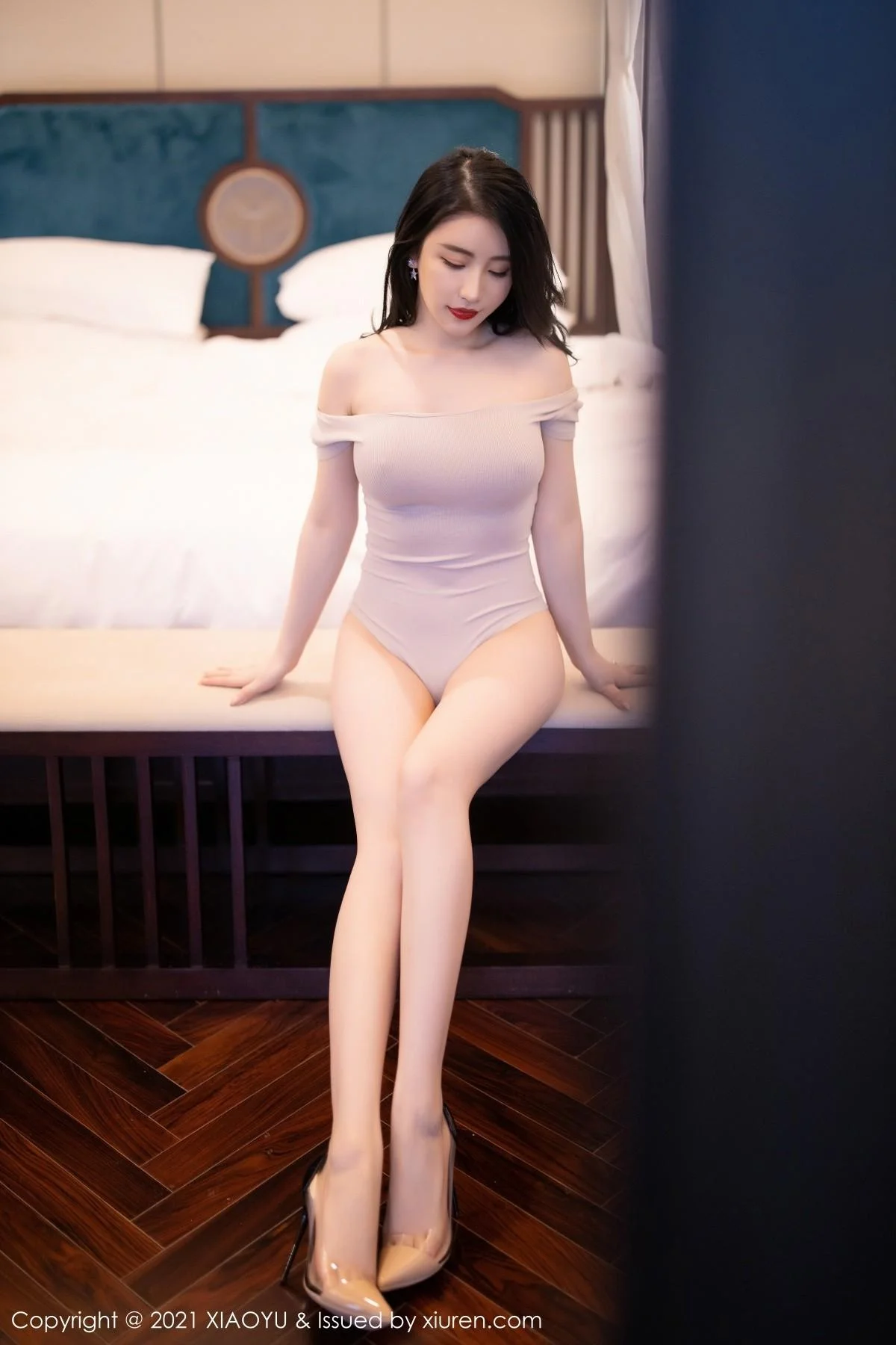 绯月樱-Cherry西双版纳旅拍高叉连体衣秀凹凸身材绝美写真 第 54 张