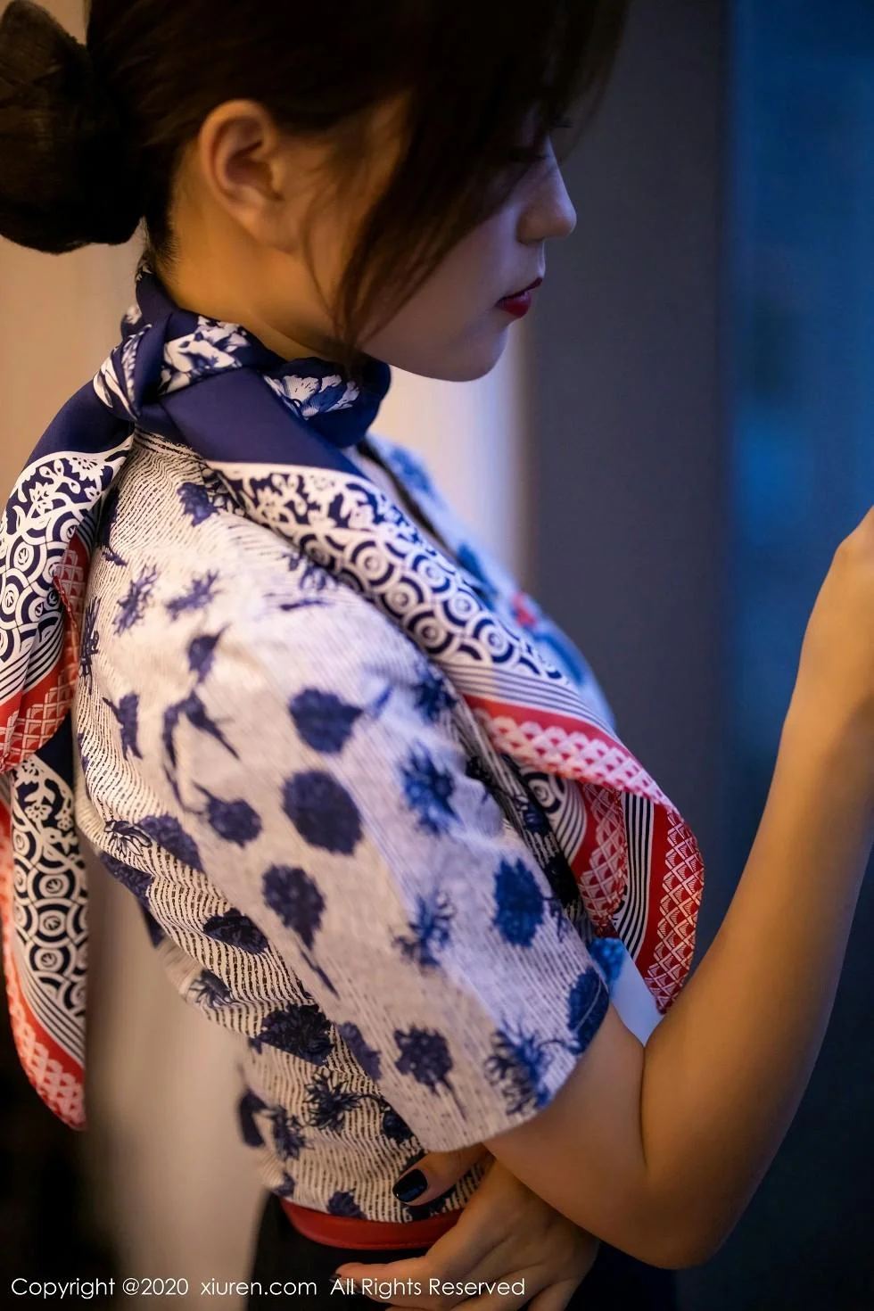 杨紫嫣Cynthia空乘制服主题性感内衣配黑丝裤袜绝美写真 第 31 张