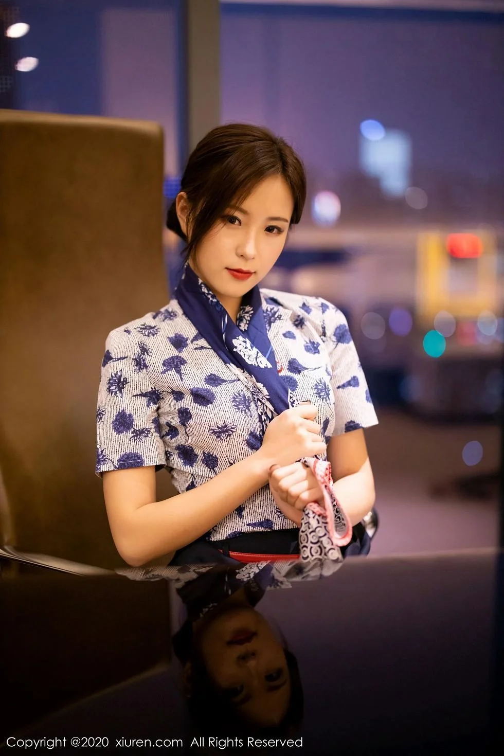 杨紫嫣Cynthia空乘制服主题性感内衣配黑丝裤袜绝美写真 第 79 张