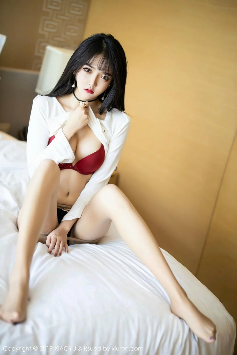 Miko酱吖私房脱紧身牛仔裤露超薄肉丝撩人绝美写真 第 174 张