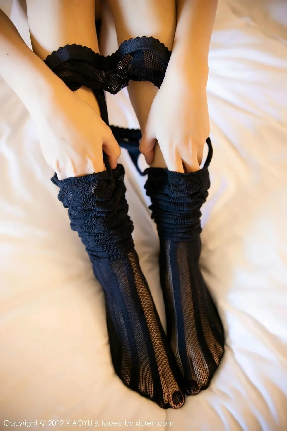Miko酱吖女警制服半脱露性感内衣吊带黑丝完美绝美写真 第 158 张
