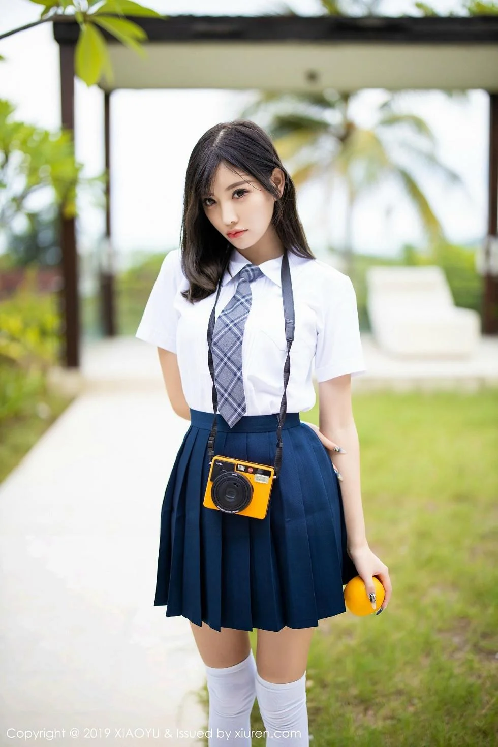 杨晨晨sugar心愿旅拍清纯学生装半脱露蕾丝内衣绝美写真 第 5 张