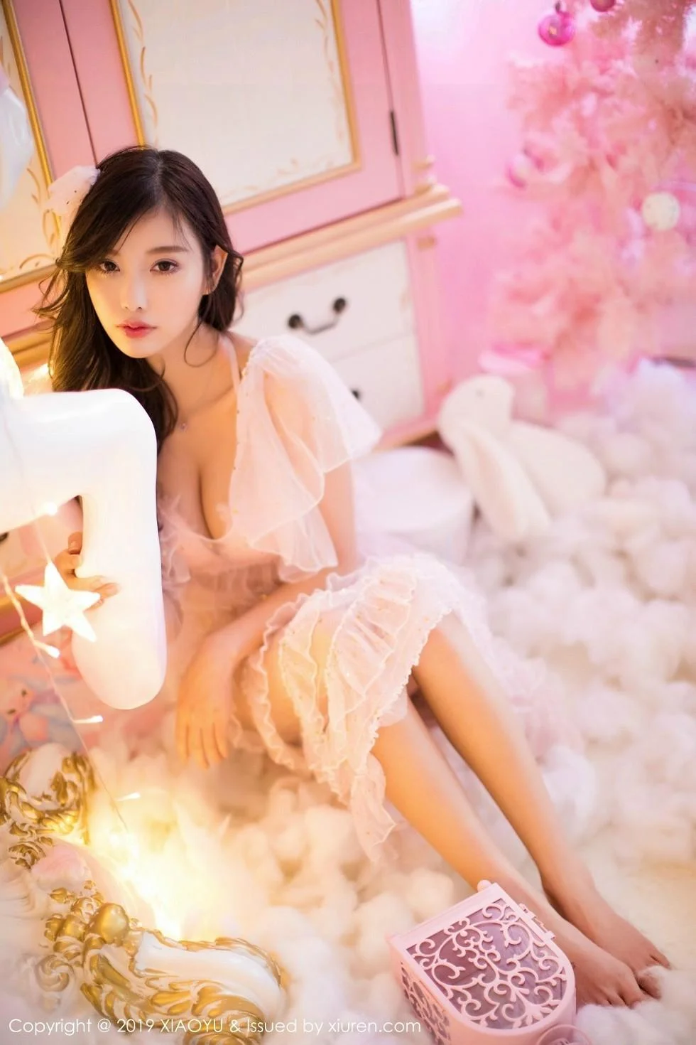 杨晨晨sugar圣诞主题性感内衣秀火辣身材绝美写真 第 16 张