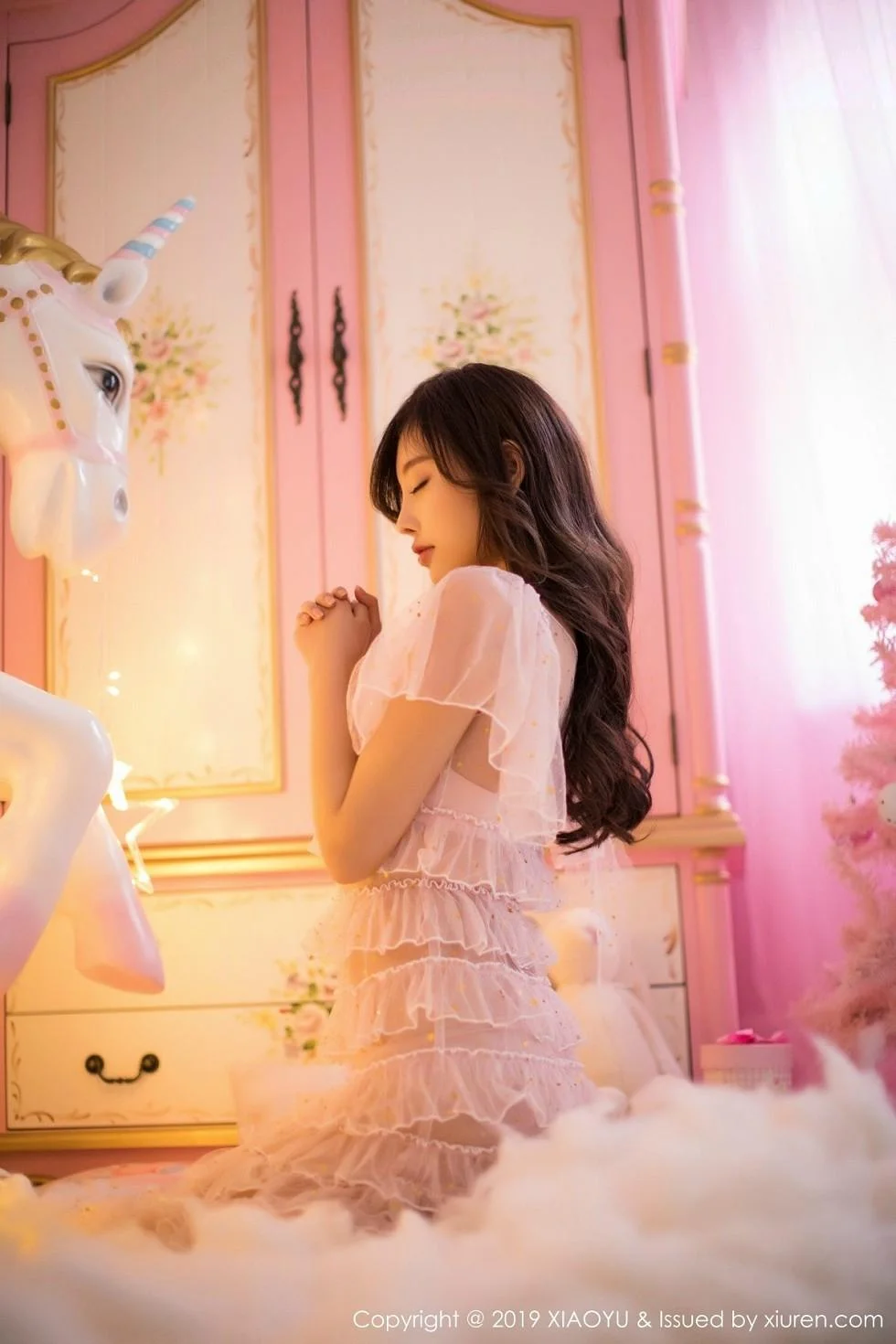 杨晨晨sugar圣诞主题性感内衣秀火辣身材绝美写真 第 8 张