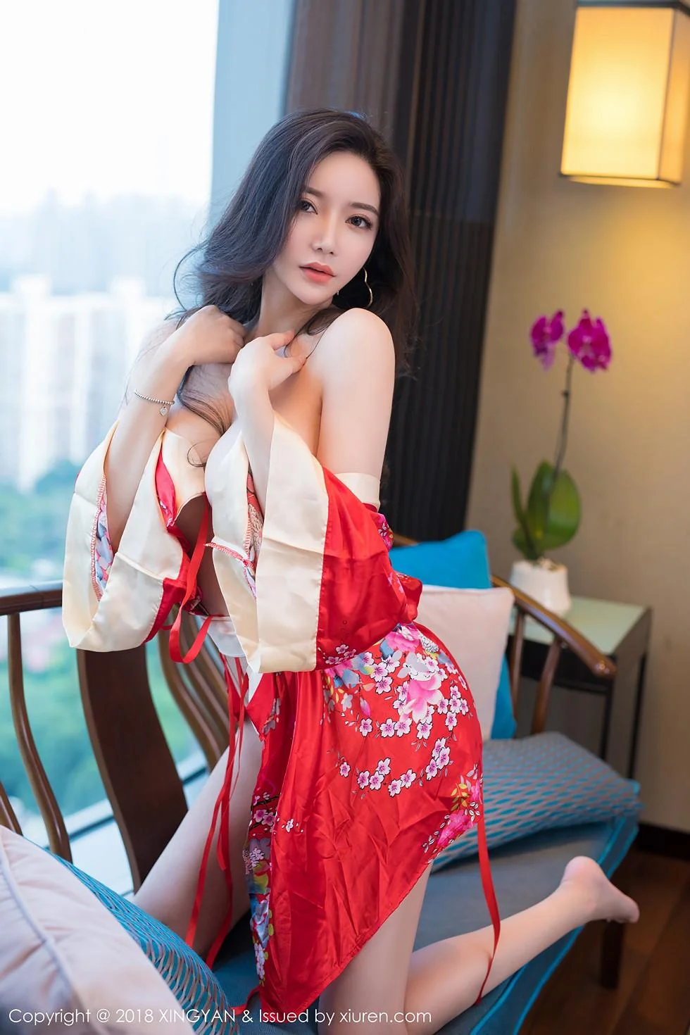 心妍小公主私房黄色带子内衣露豪乳翘臀喷血绝美写真 第 34 张