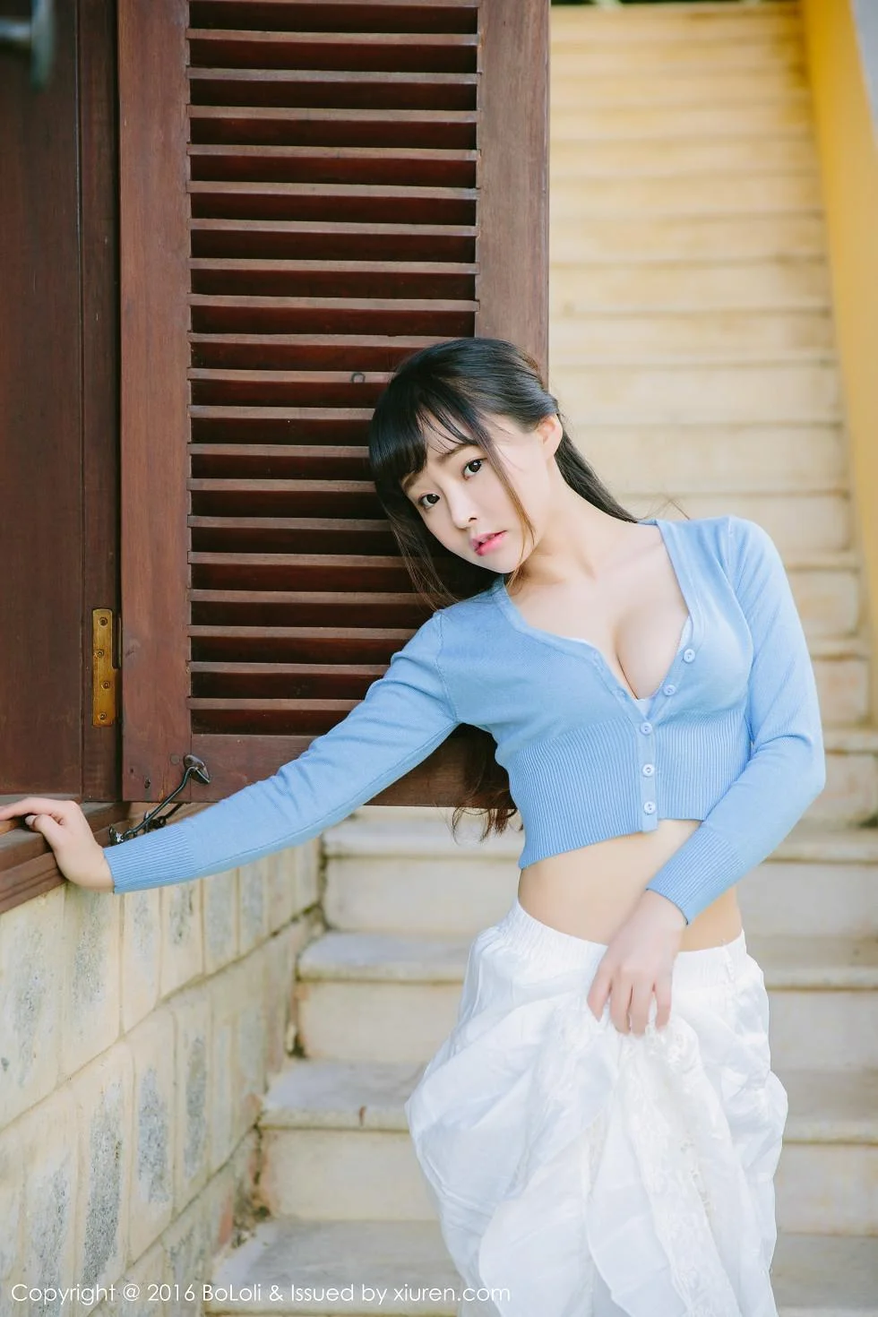 柳侑绮Sevenbaby越南大叻旅拍脱上衣秀豪乳美背写真 第 40 张