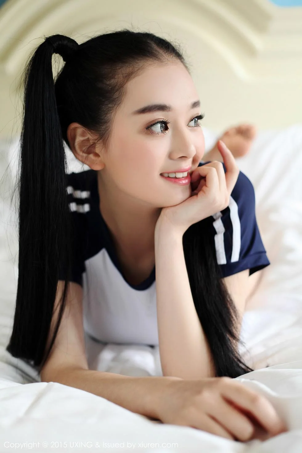 氧气美少女温馨baby清爽学生制服清新可人写真 第 42 张