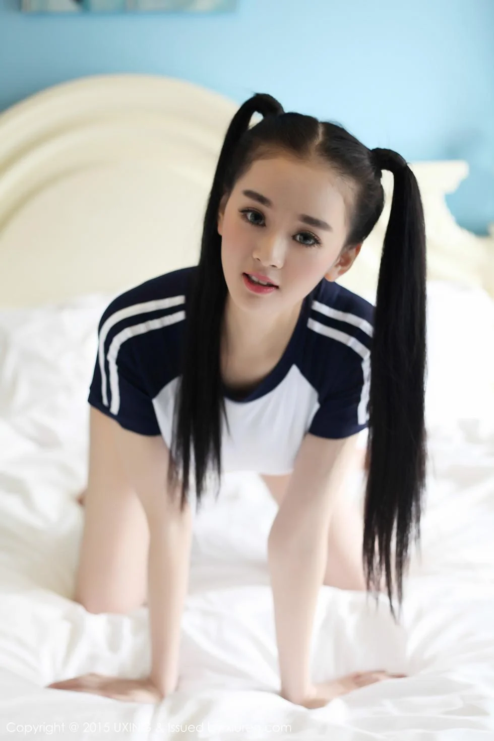 氧气美少女温馨baby清爽学生制服清新可人写真 第 49 张