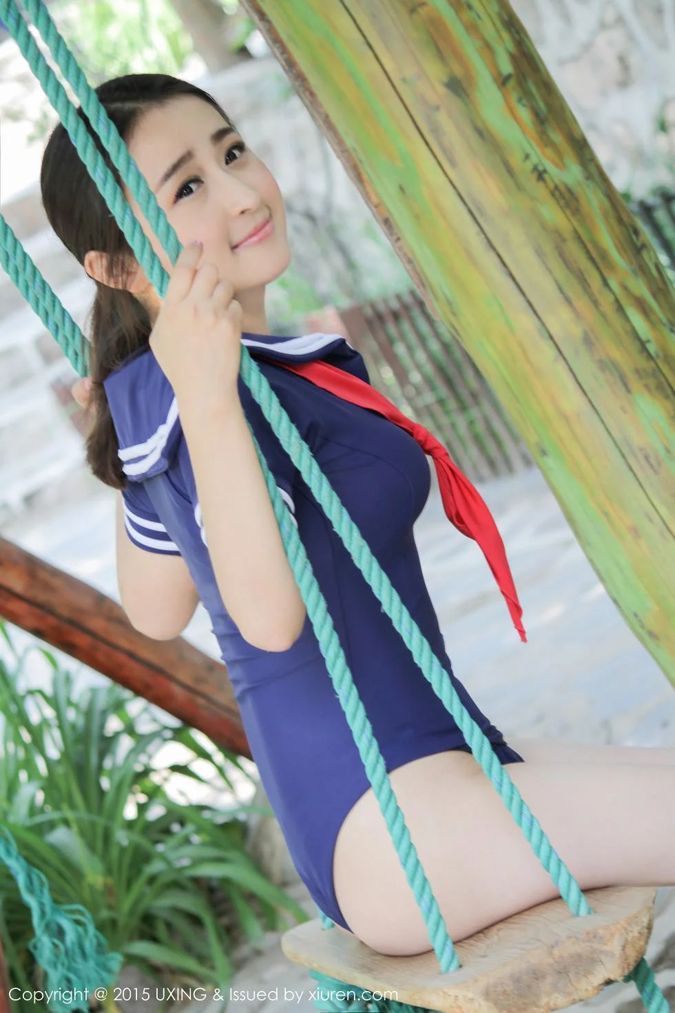 煊煊sunny爱吃棒棒糖的连体泳装妹子性感写真 第 35 张