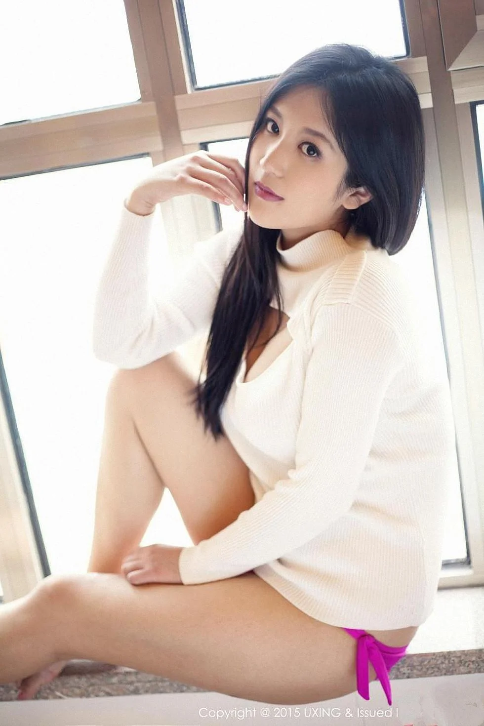 莲漪lenne红色内裤性感翘臀低胸内衣秀豪乳 第 52 张