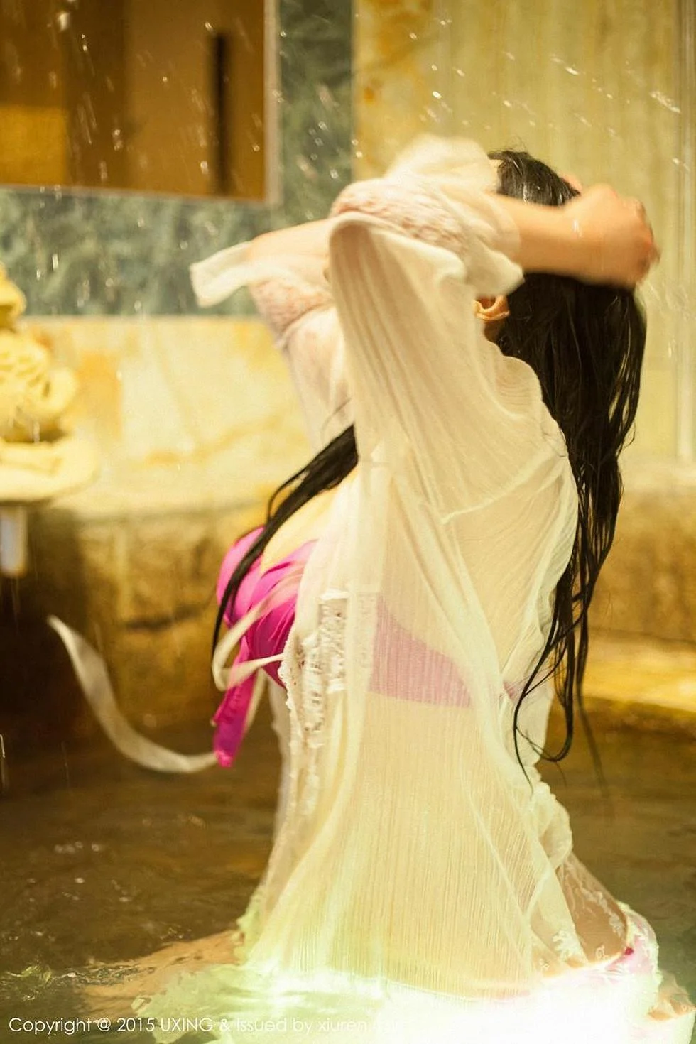 莲漪lenne红色内裤性感翘臀低胸内衣秀豪乳 第 73 张
