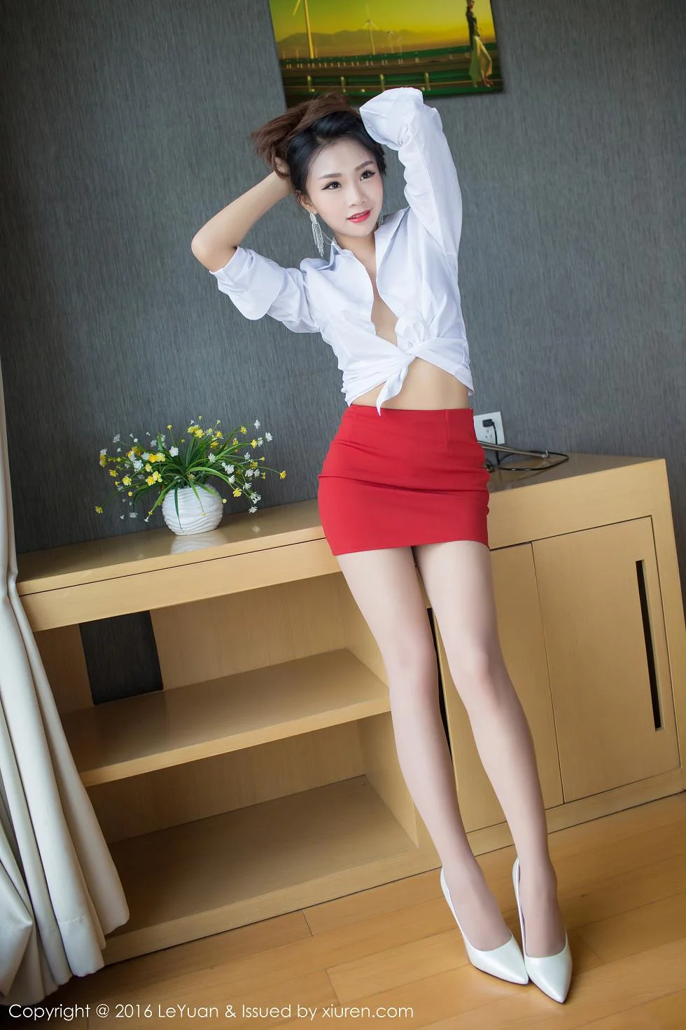 Tina黑丝兔女郎高叉连体内衣秀完美身材性感写真 第 61 张