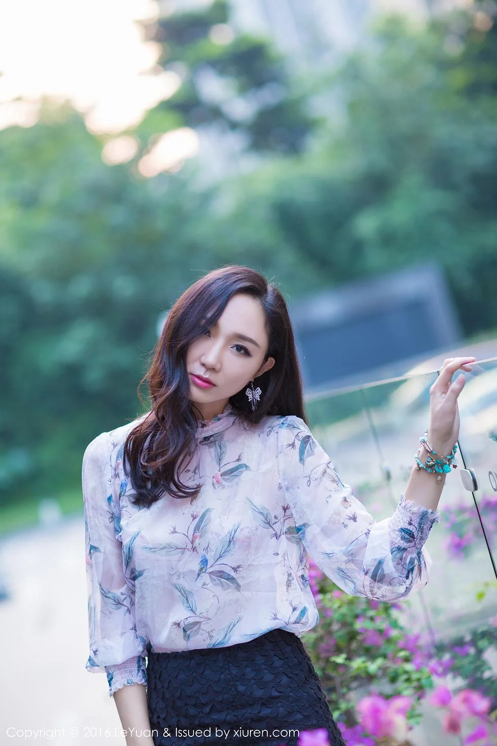 蓓蓓maggie薄纱情趣睡裙透视秀美乳私房绝美写真 第 55 张