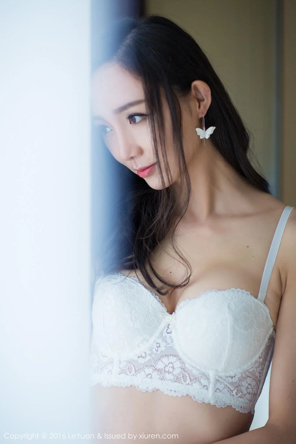 蓓蓓maggie薄纱情趣睡裙透视秀美乳私房绝美写真 第 8 张
