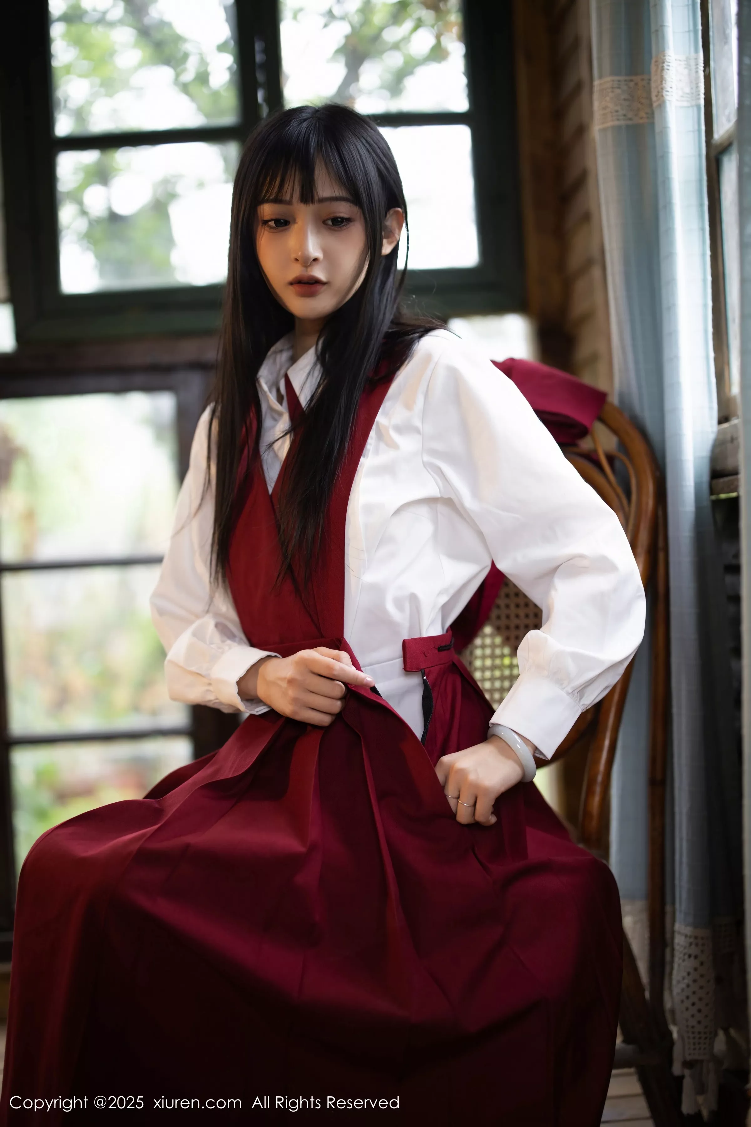 茂木希子性感红色裙子配肉色丝袜秀完美曲线绝美写真 第 52 张