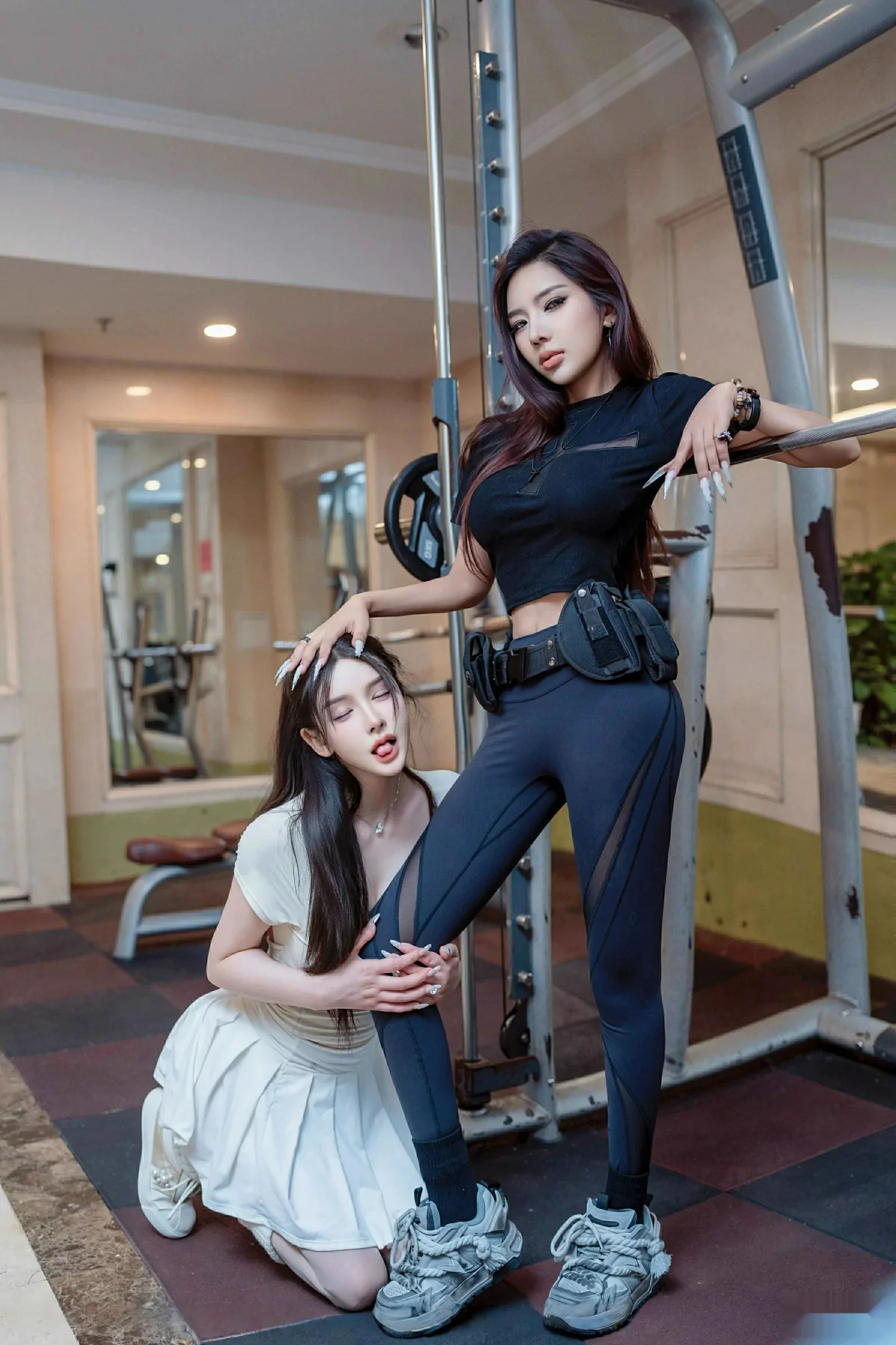 合集李丽莎健身房性感服饰秀丰满身材惹火绝美写真 第 44 张