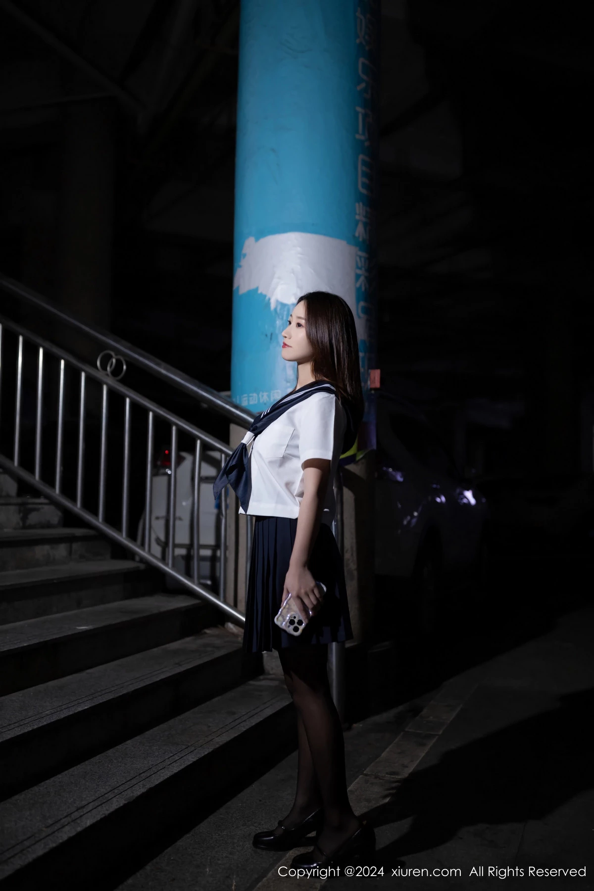 杏子Yada天台捆绑主题性感白色制服秀曼妙身姿迷人写真 第 4 张