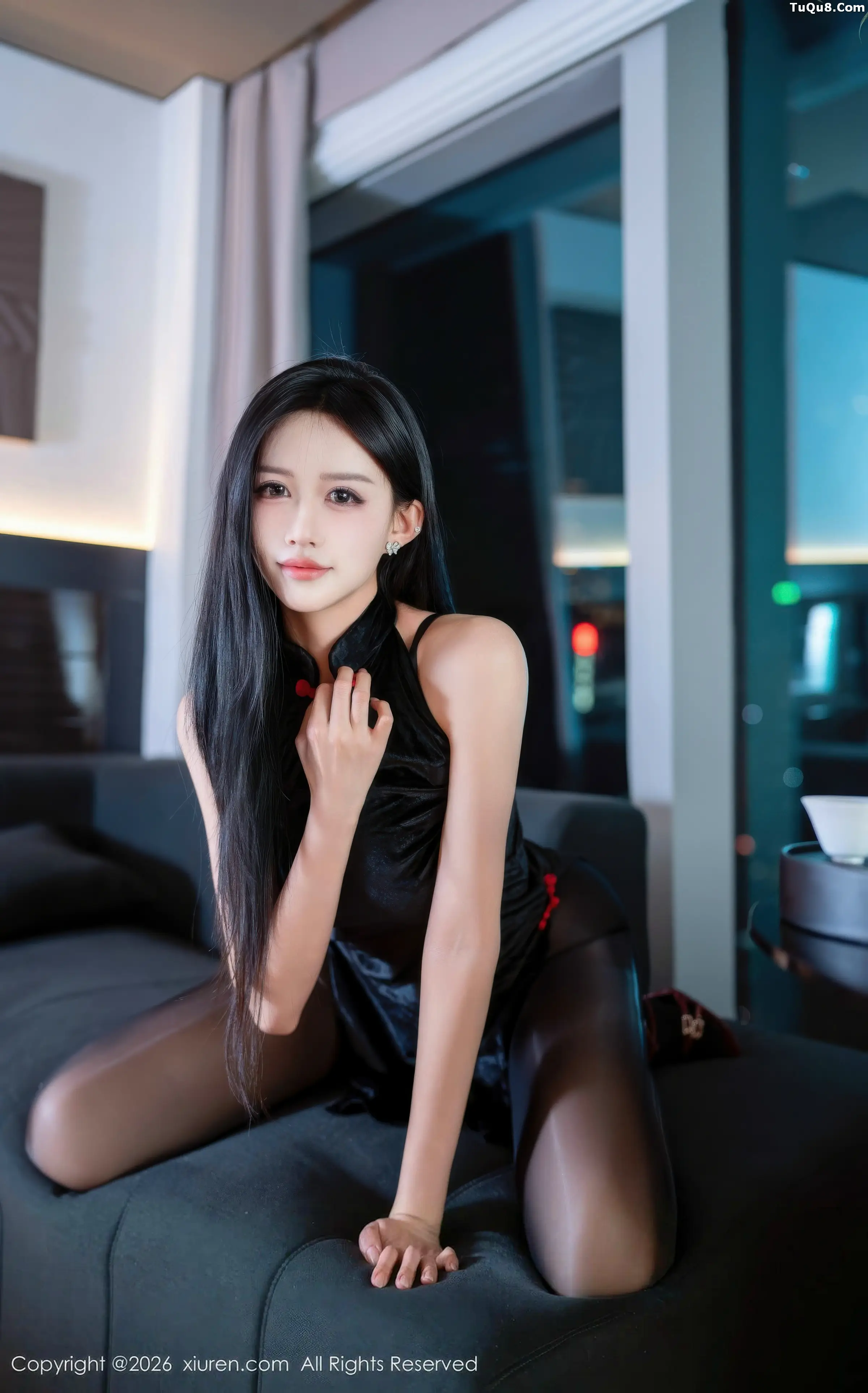 shelly诗莉性感黑色情趣内衣配超薄黑丝秀曼妙身姿绝美写真 第 28 张