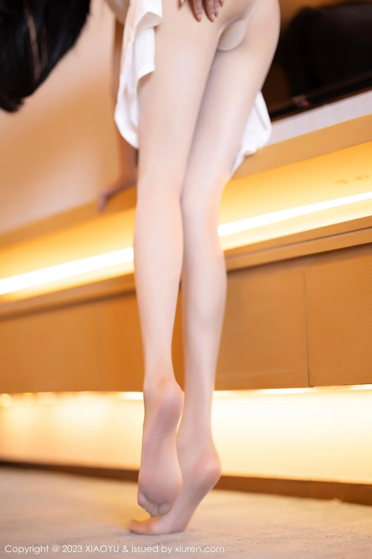 程程程性感白色长裙+牛仔布比基尼服饰秀曼妙身姿绝美写真 第 45 张