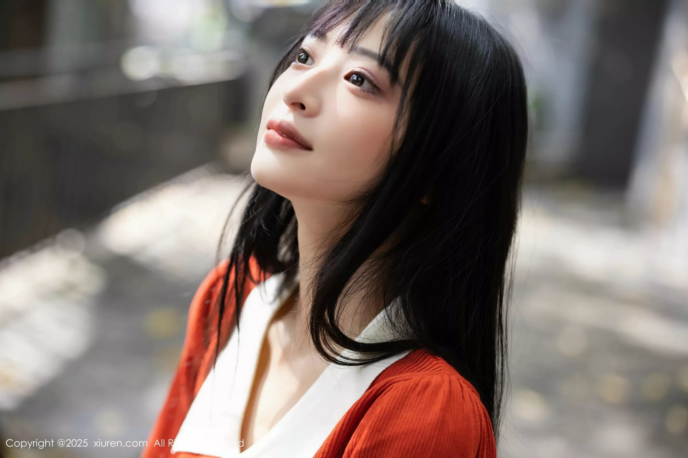 茂木希子性感橙T露白色内衣配超薄肉丝秀完美身材绝美写真 第 11 张
