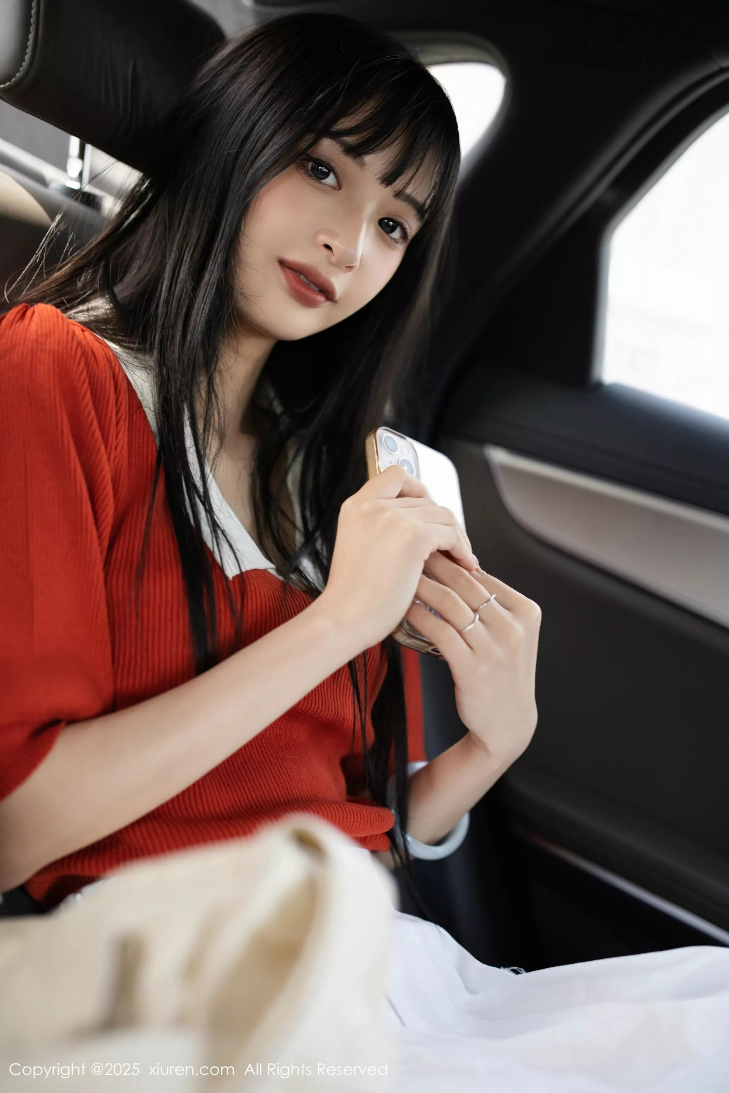 茂木希子性感橙T露白色内衣配超薄肉丝秀完美身材绝美写真 第 30 张
