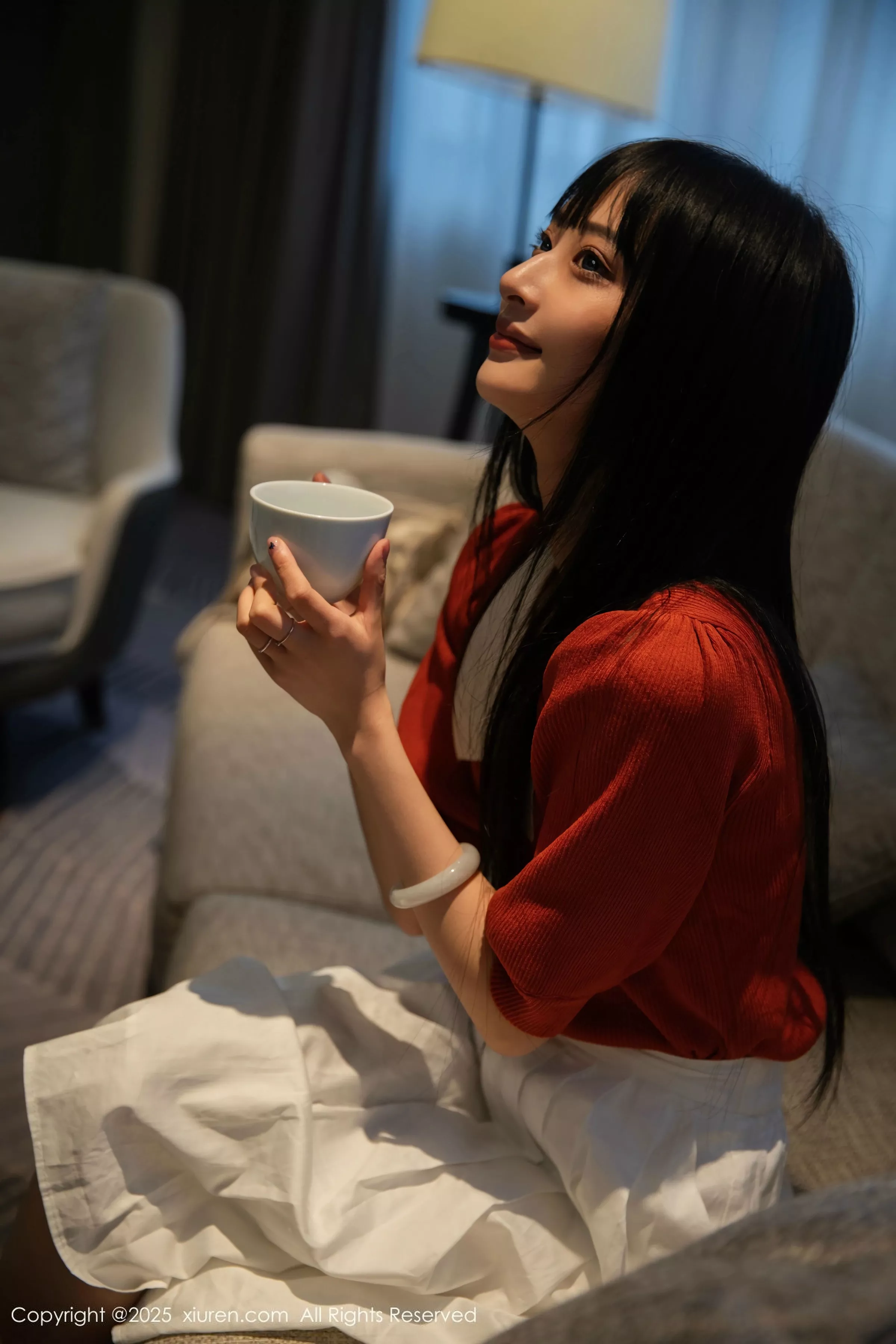 茂木希子性感橙T露白色内衣配超薄肉丝秀完美身材绝美写真 第 45 张