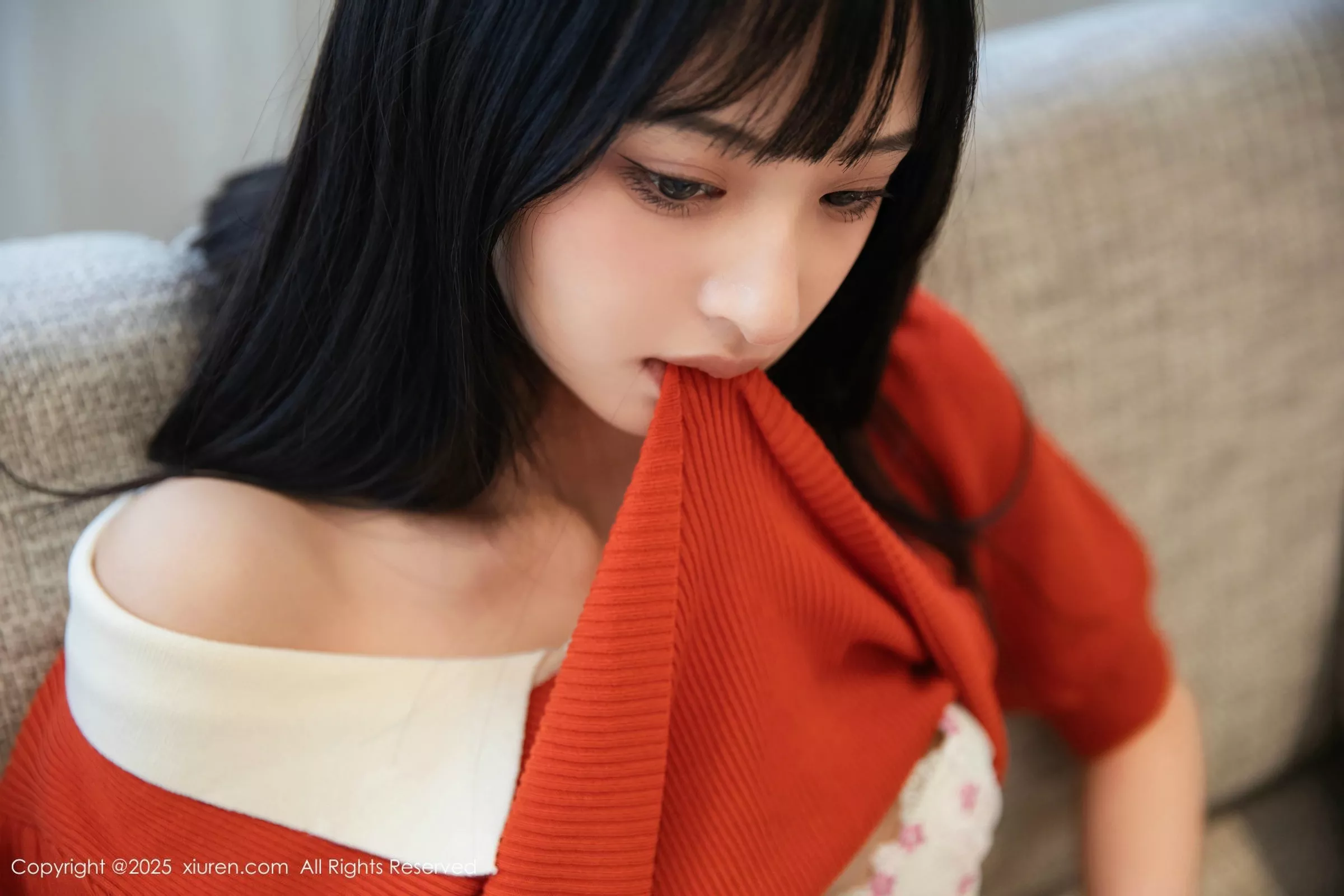 茂木希子性感橙T露白色内衣配超薄肉丝秀完美身材绝美写真 第 78 张