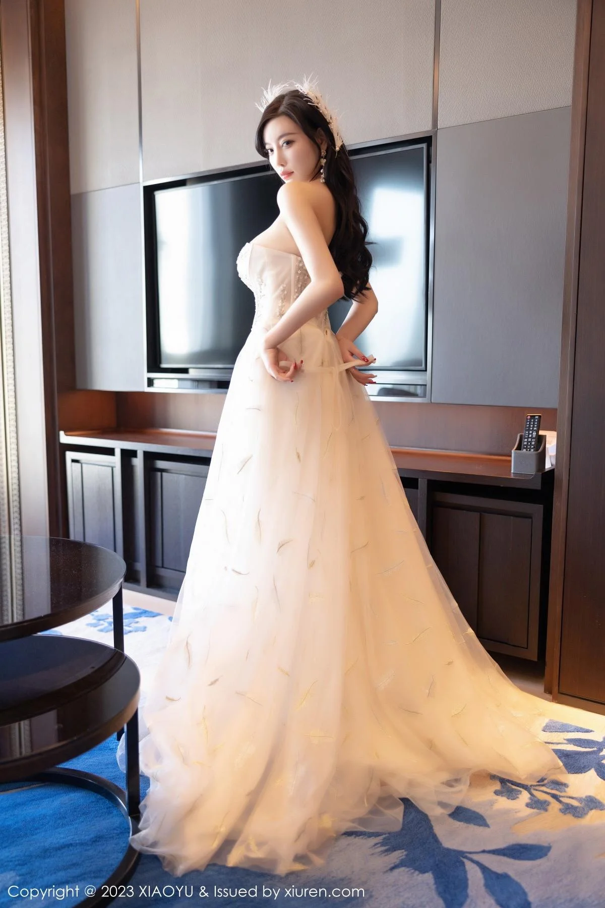杨晨晨Yome生日主题脱连衣长裙露火辣身材极致绝美写真 第 120 张