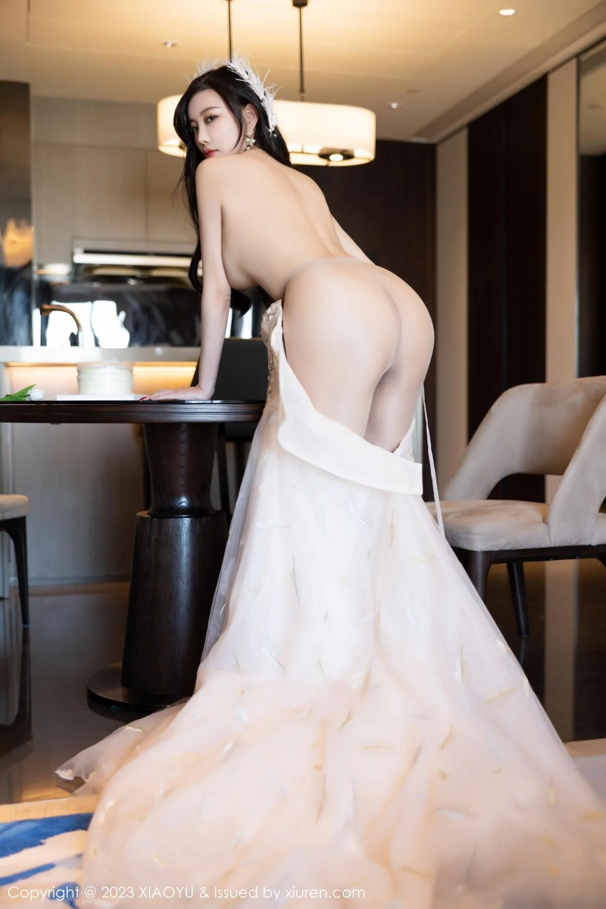杨晨晨Yome生日主题脱连衣长裙露火辣身材极致绝美写真 第 141 张